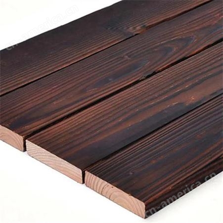 室内吊顶桑拿板 碳化木板材 实木地板材料 木方