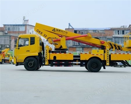 瑞雅特23米直臂高空作业车 通讯抢修施工安装车载式升降平台