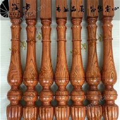 润步 烘干榉木 护栏工程 木扶手烤漆 支持实木楼梯定制