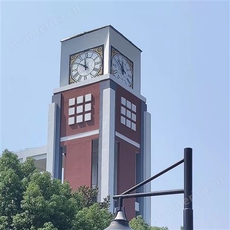 康巴丝定制自动校时建筑大钟 塔钟 火车站钟表