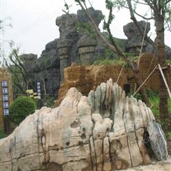免费设计 朔 州假山石产地 广雕 大型园林假山人造风景石制作