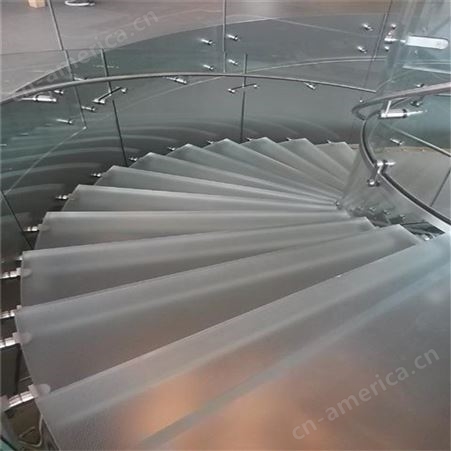 弘耀防滑玻璃 透明楼梯 耐磨美观安全性能高 防滑通透