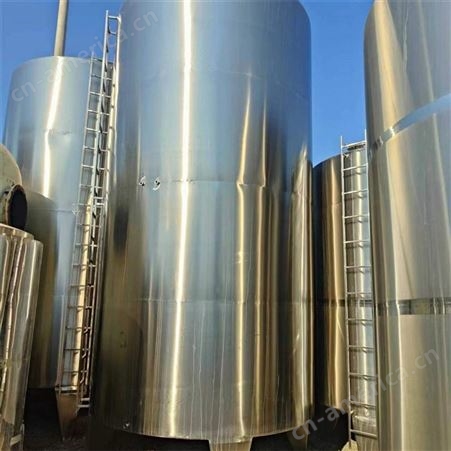 出售二手不锈钢储罐 常压密封蒸汽加热 密封式设计 结构合理