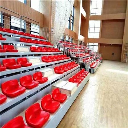 华丽体育室内外固定塑料看台座椅 体育馆观众席座椅观礼台排椅