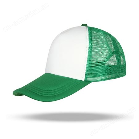 WHVC004 复合海绵网帽定制帽子 义工太阳帽定制logo 广告帽
