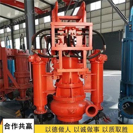 立式大型挖机抽浆泵 液压驱动泥沙泵 自动化控制