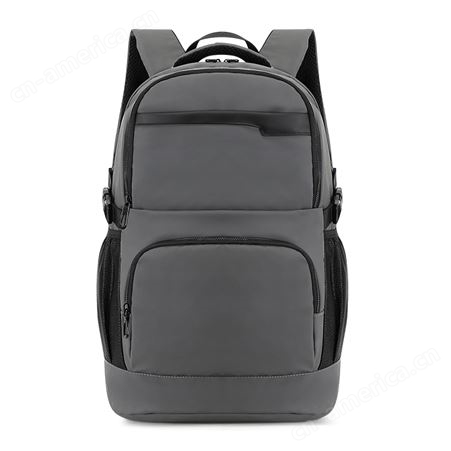跨境新款男士商务电脑包时尚休闲高学生双肩背包可印logo通勤背包